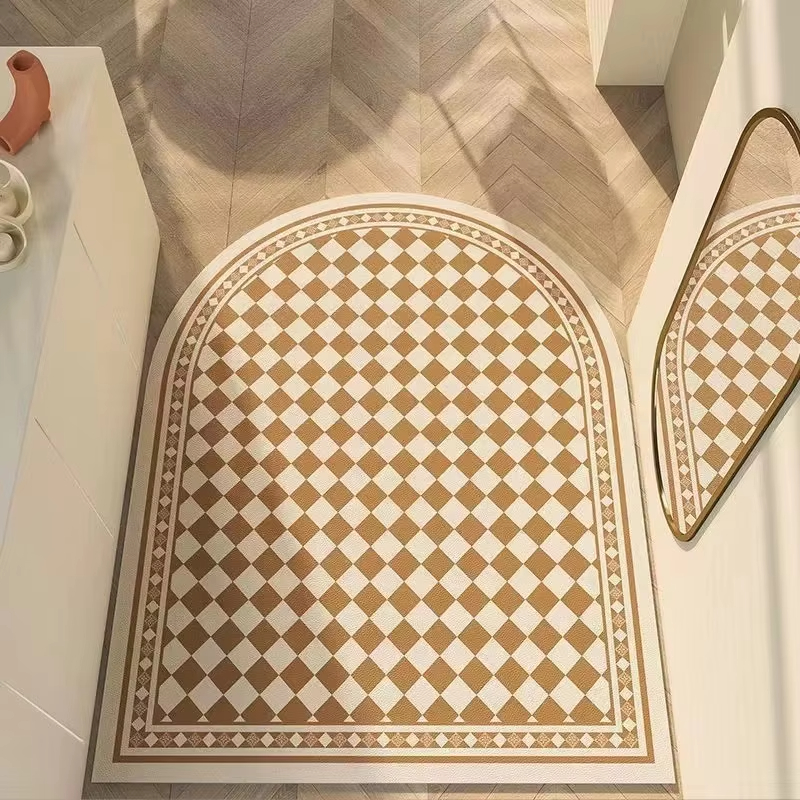 Grille d'ellipse beige