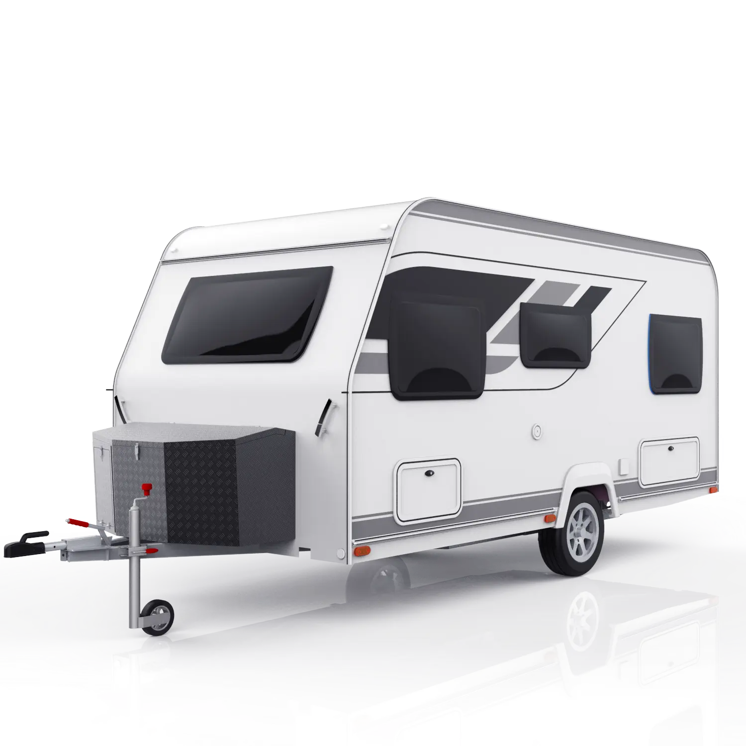 Vente d'usine Divers camping-cars largement utilisés Vente Caravane 2023 Remorques de voyage