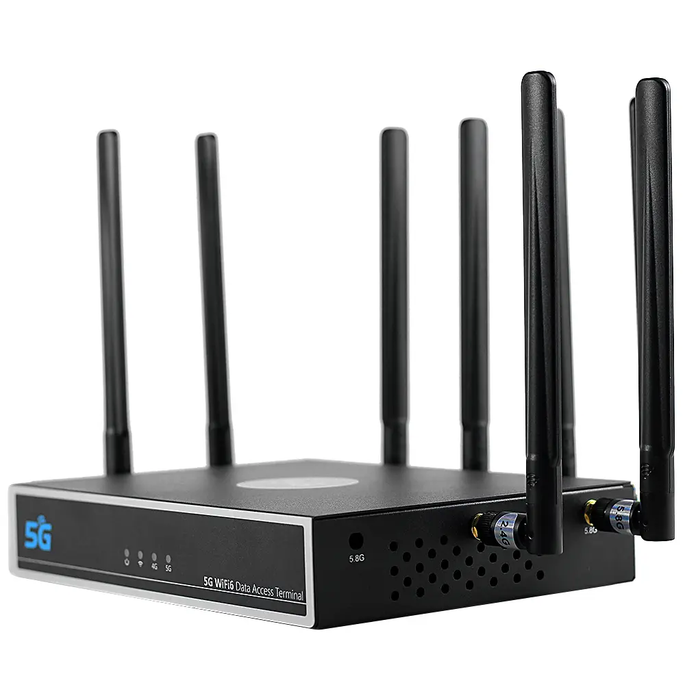 Modelo de Buena Venta para EE. UU. 5g Wireless OEM Support 2,4G & 5G 2 LAN /1 WAN X62 1X10 5g/100/1000Mbps 5g-sim Router Suncomm S2
