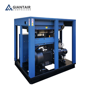 Giantair เครื่องอัดอากาศแบบ75Kw 8Bar 100Hp 12.2m 3/นาทีแม่เหล็กถาวรอัจฉริยะตัวแปรความเร็วสกรูลม - Product Image 3