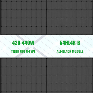 EU cổ jinko tất cả các bảng điều khiển năng lượng mặt trời màu đen 420W 425W 430W 435W 440W <span class=keywords><strong>PV</strong></span> Mono Bảng điều khiển mô-đun - Product Image 2