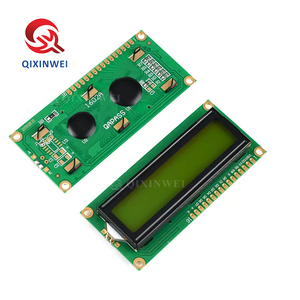 LCD1602 + I2C LCD 1602A 1602 modulo 16x2 schermo giallo blu PCF8574 IIC/I2C LCD1602 piastra adattatore per UNOR3 MEGA2560 - Product Image 4