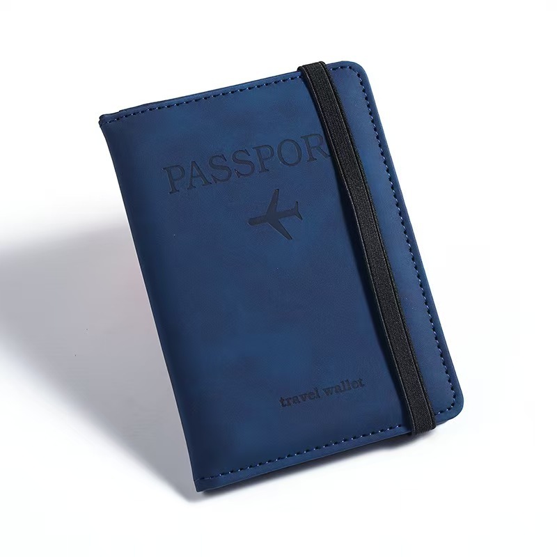 Libreta de pasaporte A6-Azul oscuro