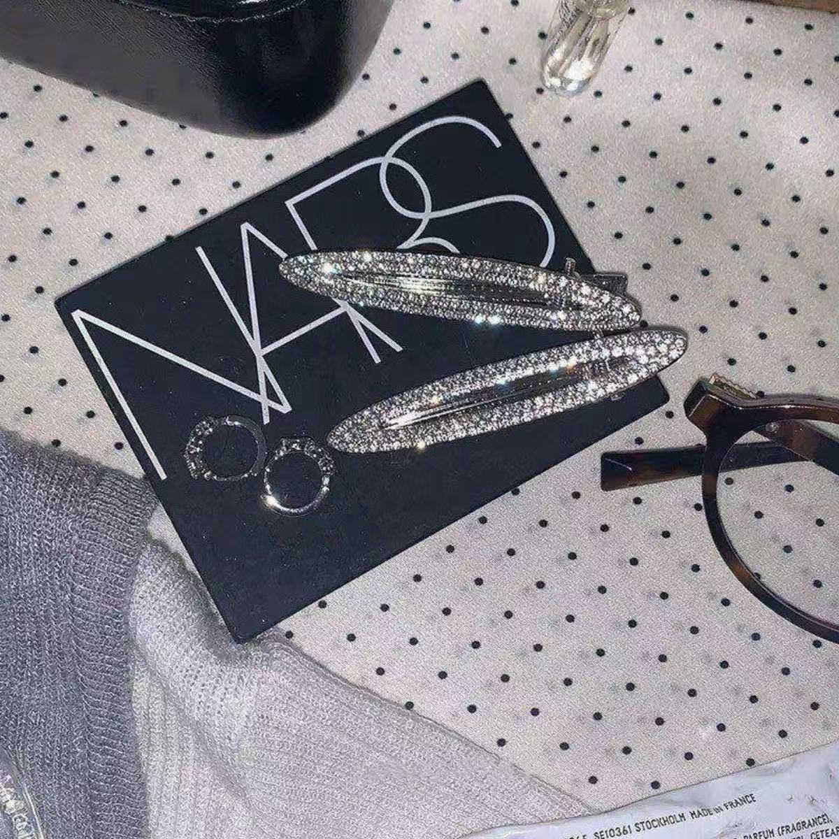 Argent + strass (1 pièces)