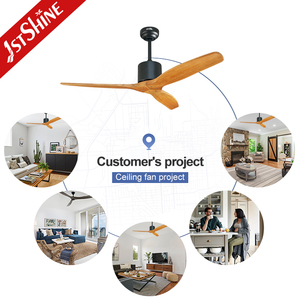 1stshine吊扇热卖48英寸2in1吊杆或平顶替代吊扇无灯 - Product Image 5