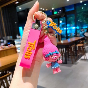 可爱魔法精灵包吊坠汽车钥匙扣硅胶汽车钥匙扣带定制标志软卡通钥匙扣 - Product Image 6