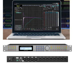 Profesional dp448 4ch enrutamiento libre personalizar software de control altavoz DSP Procesador de audio - Product Image 4
