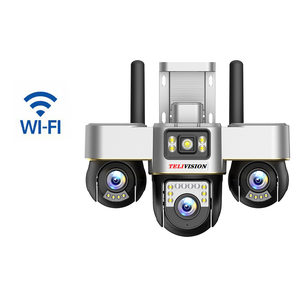 V380 nuevo 3 lentes y 3 pantallas CCTV de seguridad con el que se pueden controlar todas las lentes en la aplicación IP WIFI Network 3 PTZs Cámara de triple lente - Product Image 4