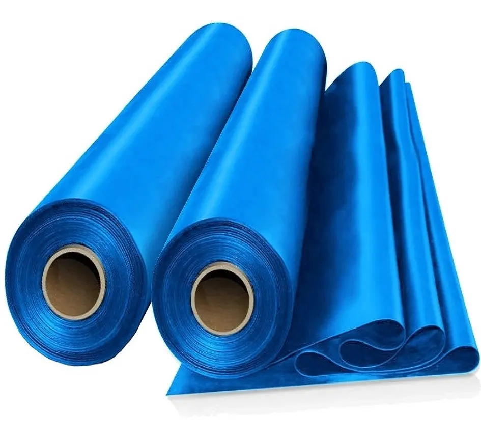 Sauveteur 50 ft x 50 ft 45 mil blanc noir bleu caoutchouc epdm étang piscine géomembrane doublure