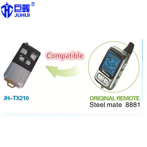 El sistema de alarma de coche con control remoto automático Steel Mate 8881 cuenta con opción de código rodante o fijo hecho de plástico - Product Image 2