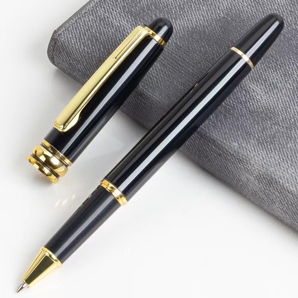 Black--Gold Clip Ink pen