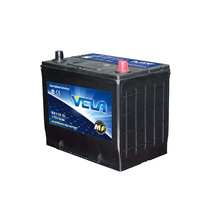 Оптовая продажа от производителя VELA Power, 80D26l MF аккумуляторная батарея для автомобиля без обслуживания, модель автомобильной батареи NX110-5 80D26R для сухой зарядки