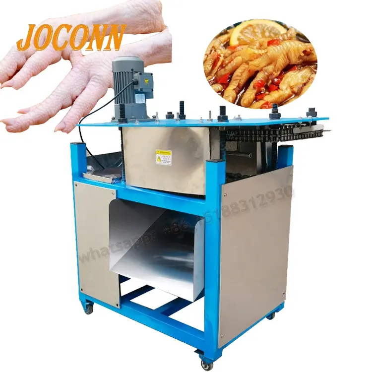 Máquina de deshuesado de patas de pollo a escala pequeña, deshuesadora comercial de garra de pollo, máquina separadora de huesos de garra de pollo