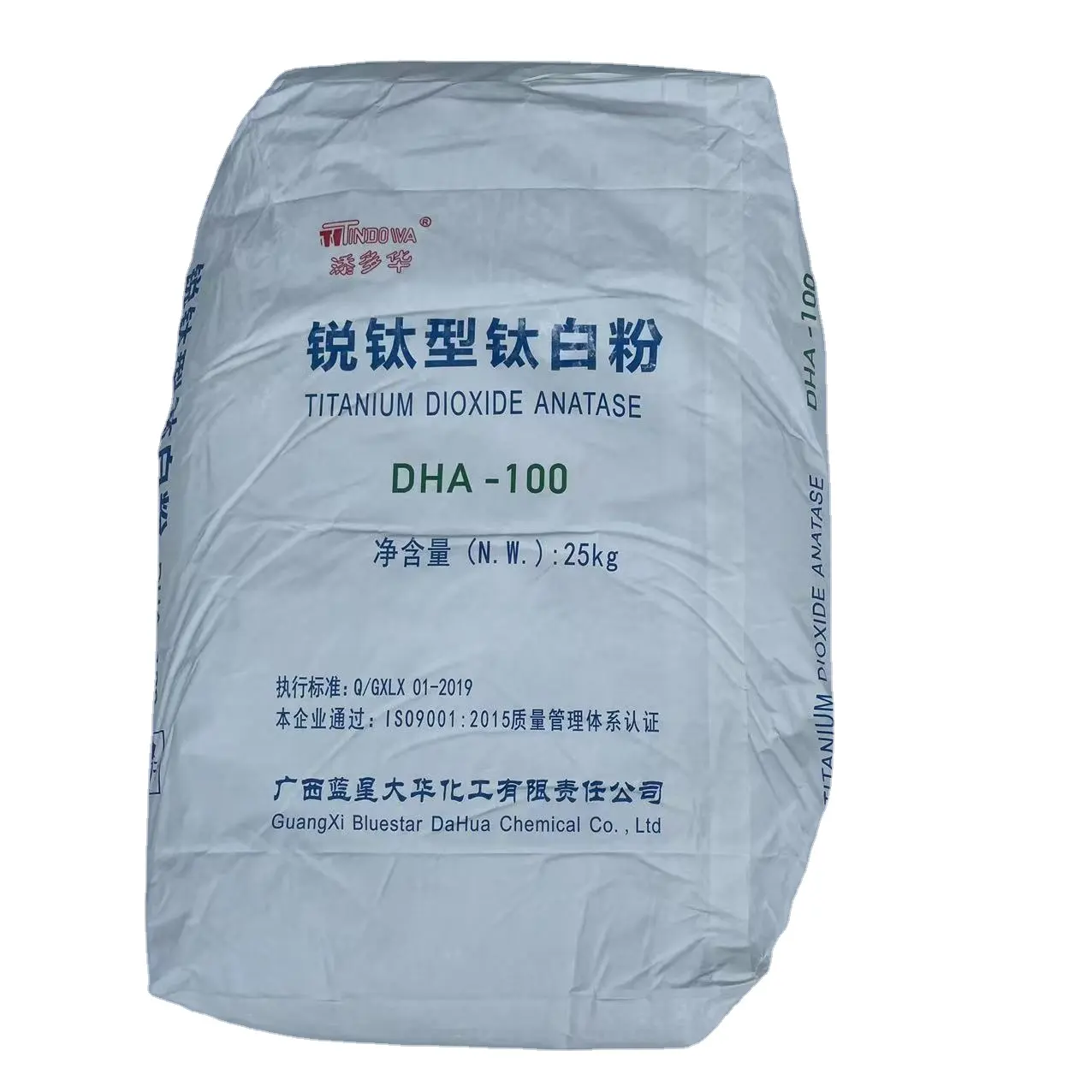 Anatasa-Dióxido de titanio DHA-100, anatasa tio2 para plásticos, pinturas
