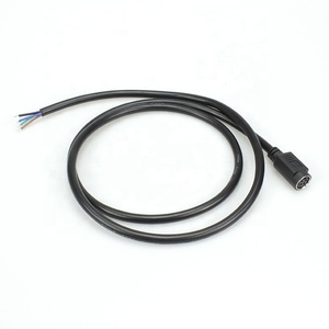 24โวลต์4สายมินิ Din 4ขาหญิง MD4ขาซ็อกเก็ตที่จะปล้นปลายเปิดสายไฟ - Product Image 4