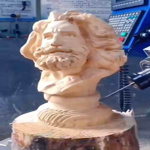 China 5 Axis 4 Axis Foam 3D Grabado y tallado CNC Router con sistema de control Syntec con motor central y componentes PLC - Product Image 3