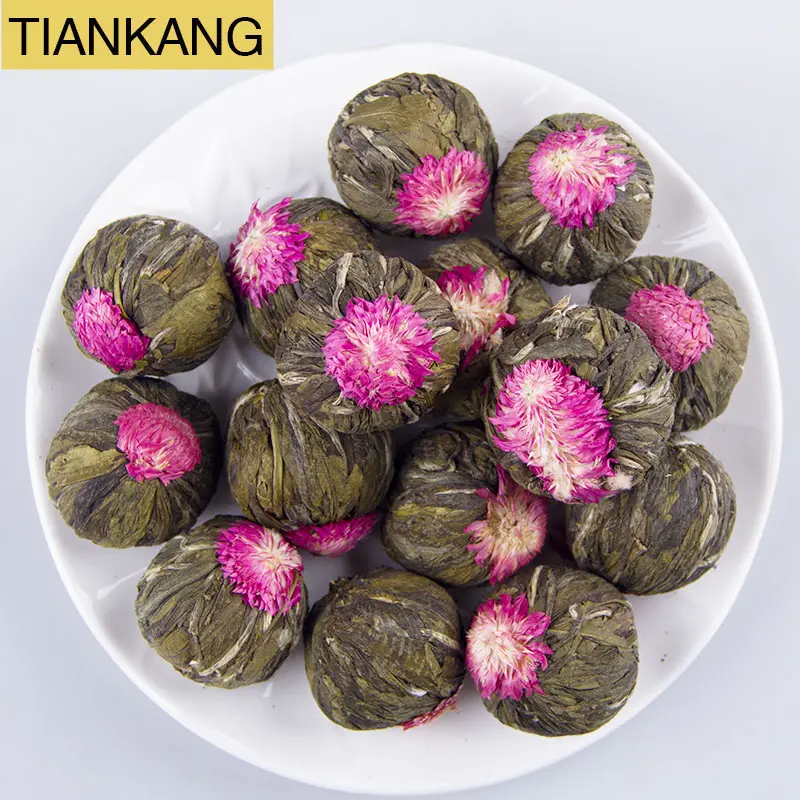 Factory wholesale Blooming Tea in Blooming Flower for Healthy Blooming Tea Balls with Globe Amaranth
