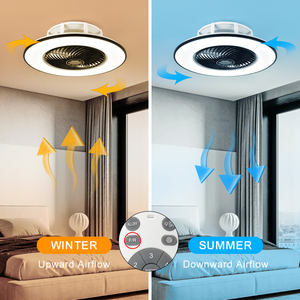 759 thông minh RGB LED quạt trần ánh sáng với 7 màu sắc loa & từ xa ứng dụng điều khiển - Product Image 5