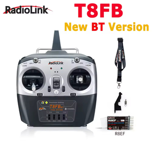 Radyolink T8FB BT 8 kanallı RC verici R8EF 2.4G alıcı denetleyici Drone için Unisex oyuncak/sabit kanat yapımı Metal plastik - Product Image 6
