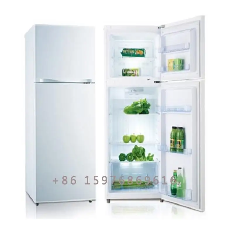 Refrigerador blanco de montaje superior, fabricante de China, para uso doméstico, OEM