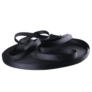 Gacent Webbing Supplier <strong>Custom</strong> Woven 100% Polyester Nylon Black Twill Webbing for Backpack - Product Image 3