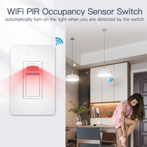Interruptor de luz inteligente con Sensor de movimiento, interruptor de pared infrarrojo PIR de un solo polo, con Control remoto por Wifi - Product Image 4