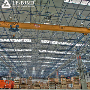 ISO9001/CE EN 1090/BV Certified Steel Structure Workshop Light Application Long-span Grid 50 Years Wind Resistance Quick - Product Image 5