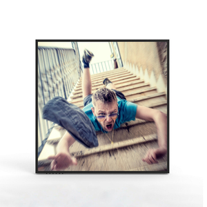 22 Inch Wooden Square Screen Frame Smart Digital Art Picture and WiFi <strong>Function</strong> for Wall <strong>Display</strong> - Product Image 1
