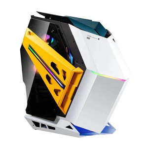 Funda de ordenador King Kong ATX, con ventiladores LED, mango micro ATX Horizontal, gran oferta