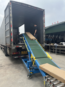 Naili prezzo di fabbrica mobile idraulico rampicante macchina con rullo flessibile trasportatore per il carico e lo scarico del camion del contenitore