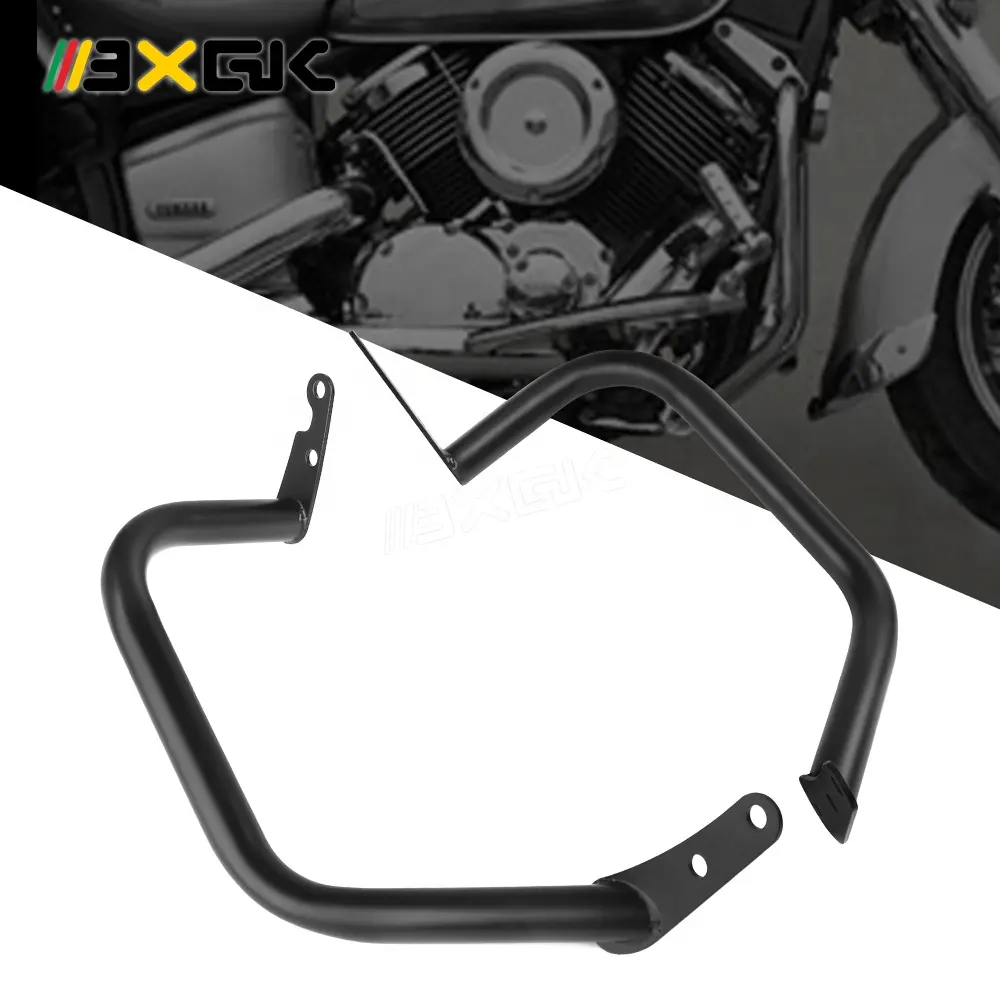 Motorrad Motors chutz Rahmen Stoßstange Crash Bar Protector Für Yamaha Vstar V Star 1100 XVS1100 DS1100 1999-2009