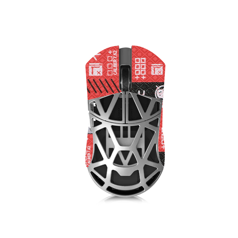 1 autocollant de souris demi-pack - Rouge
