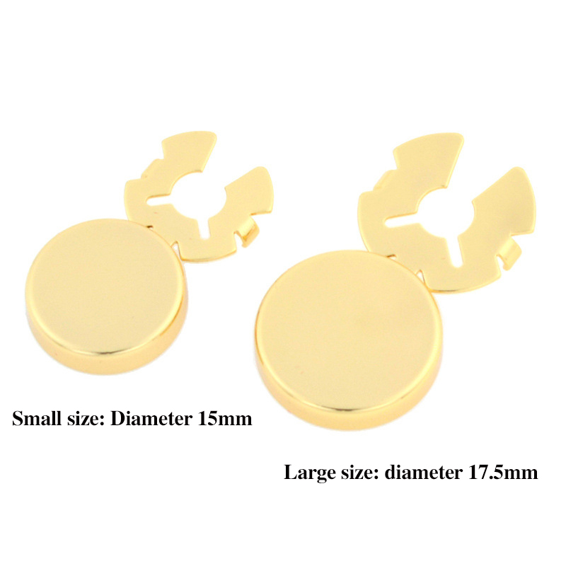 Oro liscio di buona qualità da 15 mm