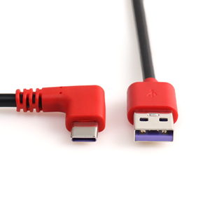 USB erkek Typc c dik açı erkek Usb kablosu Usb c hızlı şarj aleti kablosu - Product Image 3