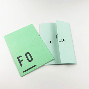 Kunden spezifischer umwelt freundlicher A4 C6 A5 Kraft feilen umschlag Schnur verschluss und Knopf umschläge mit PVC-Fenster - Product Image 4