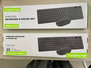 Custom Logo Customized <strong>Keyboard</strong> Wired Wireless <strong>Keyboard</strong> <strong>Mouse</strong> Set - Product Image 3