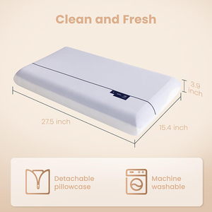 Điều trị Ergonomic ngủ điều chỉnh đường viền chỉnh hình bộ nhớ bọt gối - Product Image 3