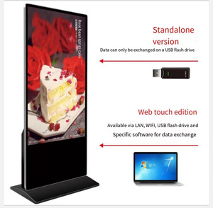 Precio directo de fábrica quiosco de red interactiva pie interior pantalla LCD completa publicidad pantalla HD 4K medios cartel digital - Product Image 6