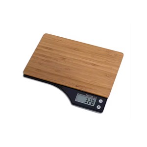 Bilancia da cucina multifunzione da 5kg/1g in bambù naturale con indicatore di ABS - Product Image 3