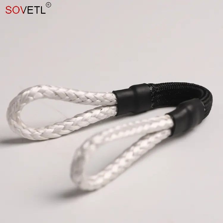 SOVETL Cable de alta carga UHMWPE Loop Rope Connector Anillo textil