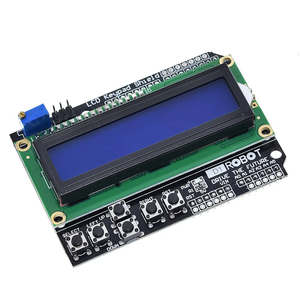 1602 LCD-Tastatur abschirmung LCD1602 LCD 1602 Modul anzeige für Arduino ATMEGA328 ATMEGA2560 Raspberry Pi UNO Blue Screen
