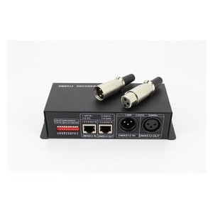 DMX-512 Decoder Control Unit PWM 4 Kanäle Signal Conversion Board für LED-Beleuchtung RJ-45 Ausgang 16A 12V 24V Kompatibel DMX - Product Image 1