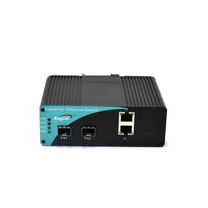 2 Port Unmanaged Industrial <strong>Ethernet</strong> Switch with Fast <strong>Ethernet</strong> 10/100Base-TX to 100Base-X Fiber Media Converter