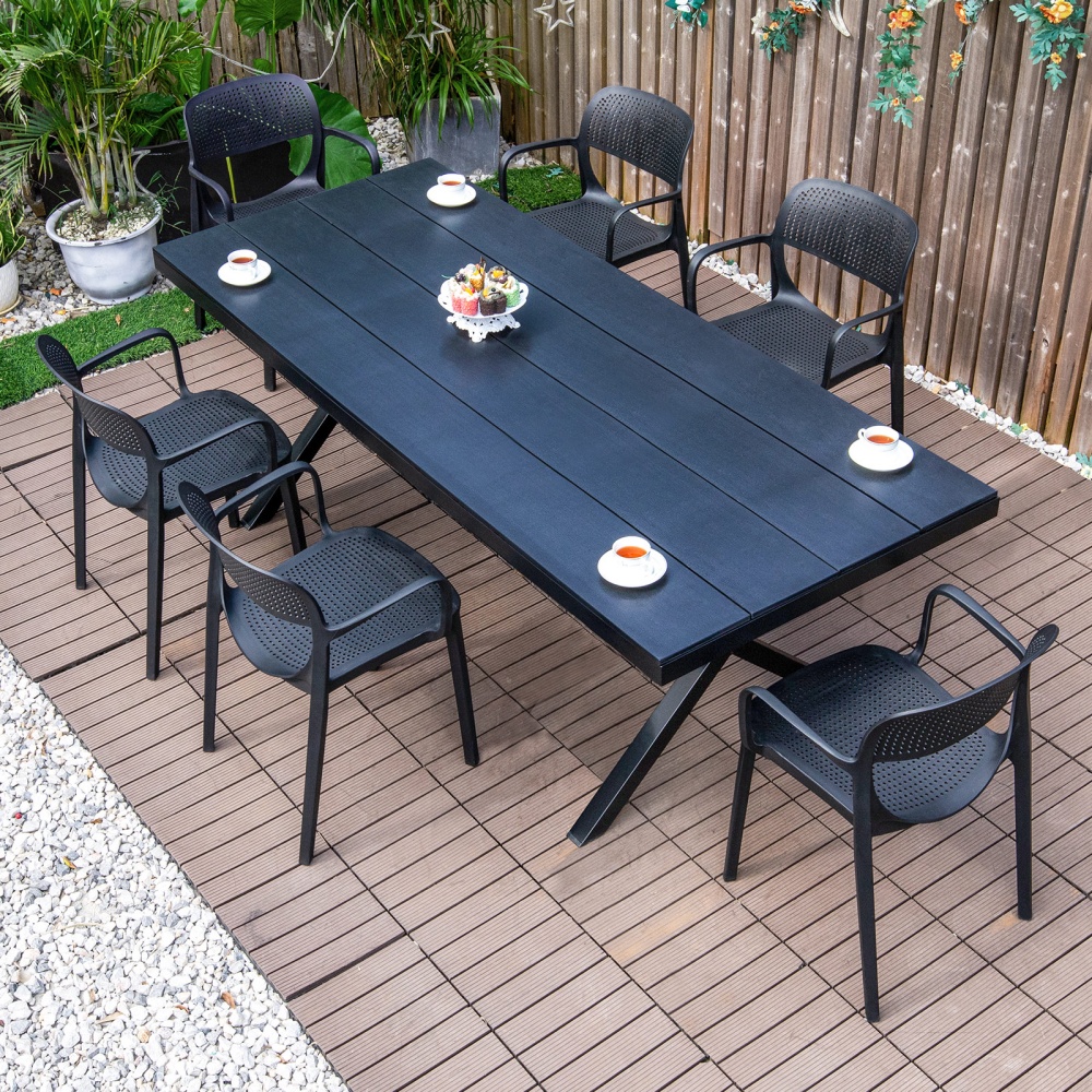 DB-220 * 90cm table et 6 chaises