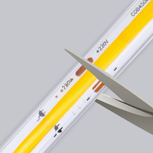 220V 110V 360COB 288 COBLEDストリップライト超高輝度防水屋外ランプUS/EUプラグ付きフレキシブルLEDテープ照明