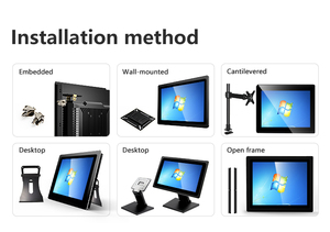 I3/I5/I7 All-In-One Pc pannello industriale Pc Fanless raffreddamento incorporato finestra 11 Touch Screen a parete Computer Touch