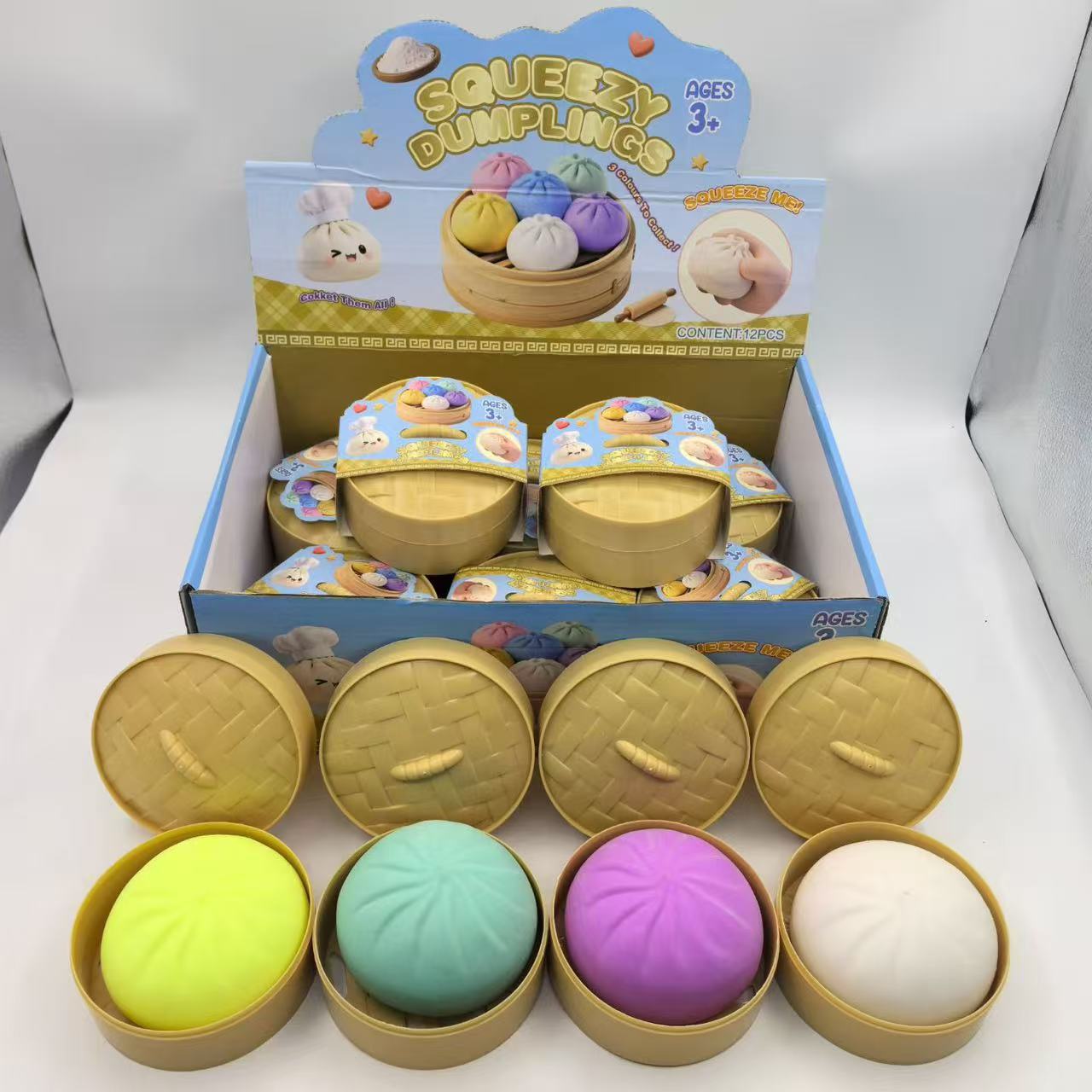 Boîte à petits pains cuits à la vapeur de 8,5 couleurs