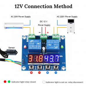 High Precision DC 12V 10A <strong>Digital</strong> LED Dual <strong>Output</strong> Module <strong>Temperature</strong> Humidity Controller SHT20 <strong>Sensor</strong> XH-M452 OEM Customizable - Product Image 6