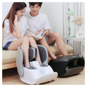 Массажер для ног и ступней 2-в-1: складной, с функцией рефлексотерапии, воздушной компрессии, электрической вибрации и подогревом, шиацу - Product Image 3