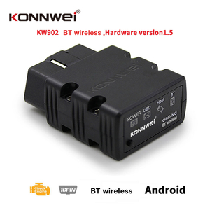 KONNWEI-escáner de diagnóstico de coche, lector de código obdii Elm327 de fábrica, universal, con aplicación gratuita de torsión